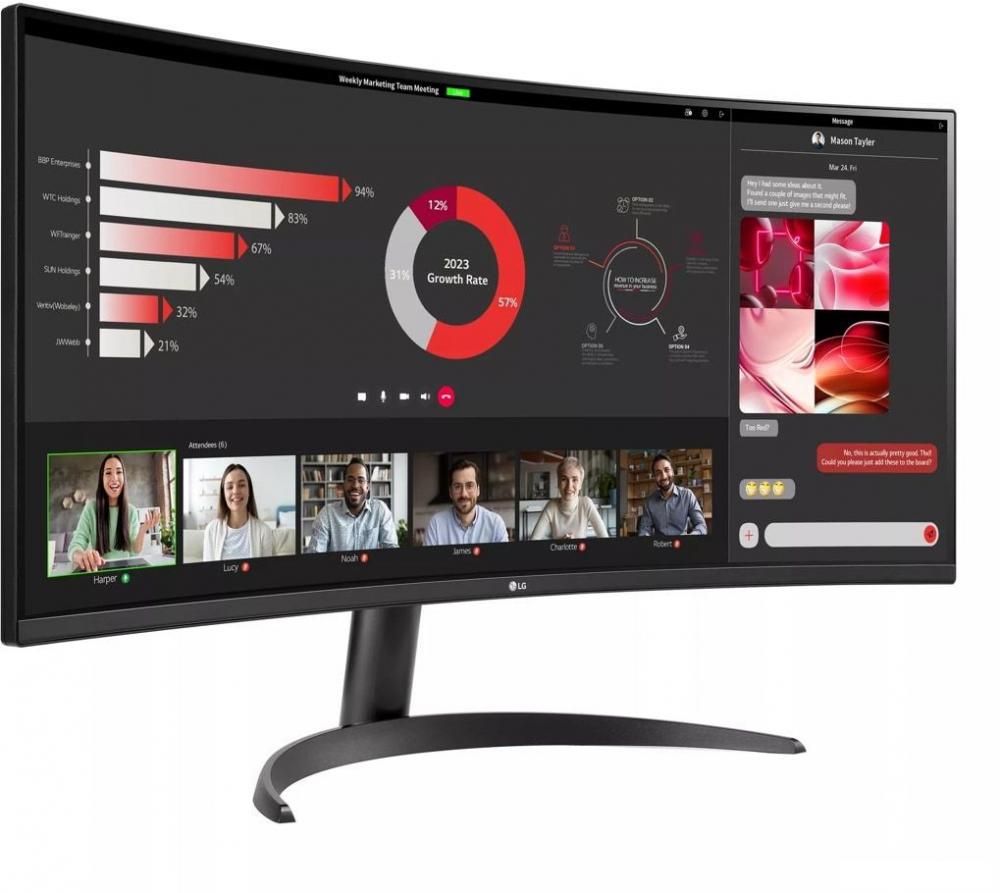 Монитор LG UltraWide 34WR50QC-B