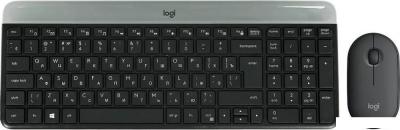 Офисный набор Logitech MK470 Slim Wireless Combo 920-009204 (графитовый)