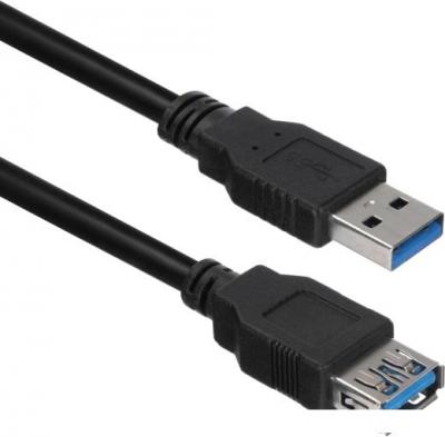 Кабель ACD ACD-U3AAF-20L USB Type-A - USB Type-A (2 м, черный)