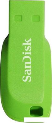 USB Flash SanDisk Cruzer Blade 16GB (зеленый) [SDCZ50C-016G-B35GE]