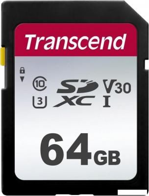 Карта памяти Transcend SDXC 300S 64GB