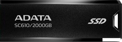 Внешний накопитель ADATA SC610 2TB SC610-2000G-CBK/RD