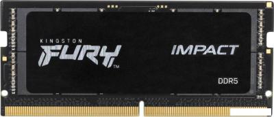 Оперативная память Kingston FURY Impact 16ГБ DDR5 SODIMM 6400 МГц KF564S38IB-16