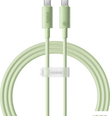 Кабель Baseus Habitat Series Fast Charging Cable 100W USB Type-C - USB Type-C (1 м, зеленый)