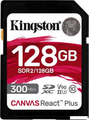 Карта памяти Kingston Canvas React Plus SDXC 128GB