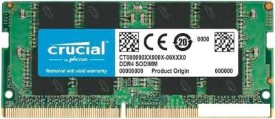 Оперативная память Crucial Basics 4GB DDR4 SODIMM PC4-21300 CB4GS2666