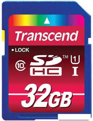 Карта памяти Transcend SDHC Class 10 UHS-I 32Gb (TS32GSDHC10U1)