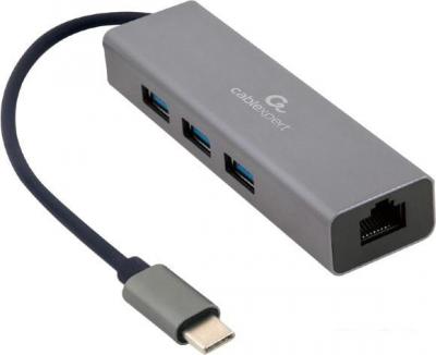 USB-хаб  Cablexpert A-CMU3-LAN-01