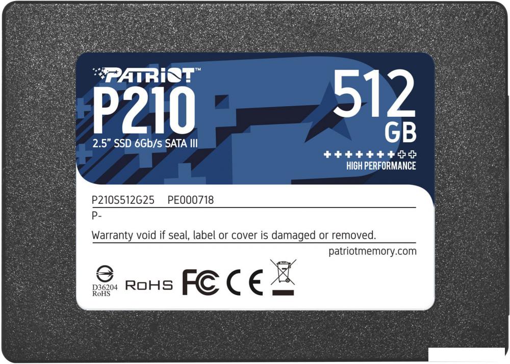 SSD Patriot P210 512GB P210S512G25