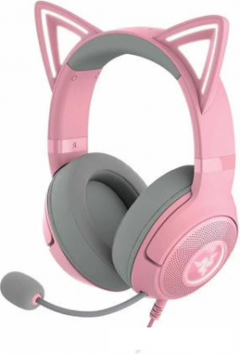 Наушники Razer Kraken Kitty V2 (розовый)