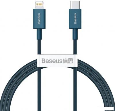 Кабель Baseus CATLYS-C03 USB Type-C - Lightning (2 м, синий)