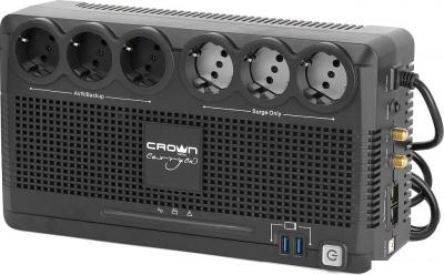 Источник бесперебойного питания CrownMicro CMUS-185 Euro Smart