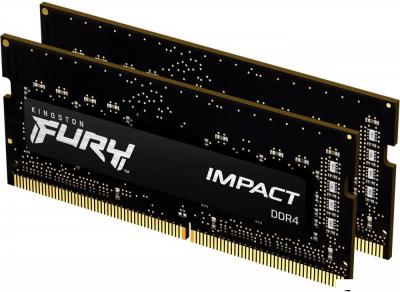 Оперативная память Kingston FURY Impact 2x32GB DDR4 SODIMM PC4-25600 KF432S20IBK2/64