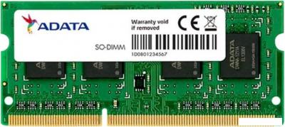 Оперативная память ADATA 8GB DDR3 SODIMM PC3-12800 ADDS1600W8G11-S