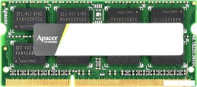 Оперативная память Apacer 8ГБ DDR3 SODIMM 1333 МГц DS.08G2J.K9M