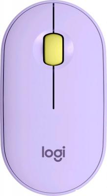 Мышь Logitech M350 Pebble (лавандовый)