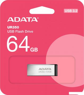 USB Flash ADATA UR350 64GB UR350-64G-RSR/BK