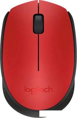 Мышь Logitech M170 Wireless (красный)