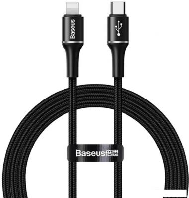 Кабель Baseus CATLGH-01 USB Type-C - Lightning (1 м, черный)