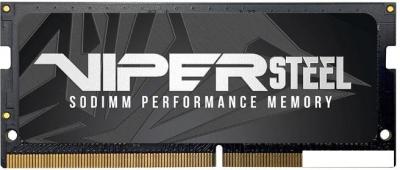 Оперативная память Patriot Viper Steel 8GB DDR4 SODIMM PC4-21300 PVS48G300C8S