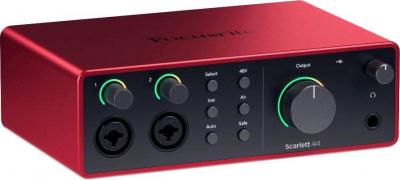 Аудиоинтерфейс Focusrite Scarlett 4i4 (4-е поколение)