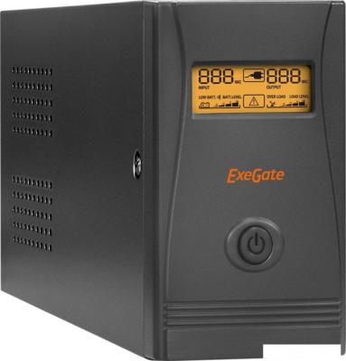 Источник бесперебойного питания ExeGate Power Smart ULB-600.LCD.AVR.C13.RJ.USB