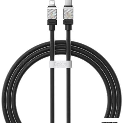 Кабель Baseus CoolPlay Series USB Type-C - Lightning (1 м, черный)