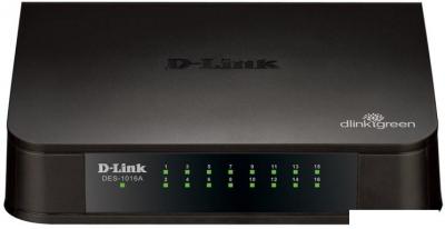 Неуправляемый коммутатор D-Link DES-1016A/E1B