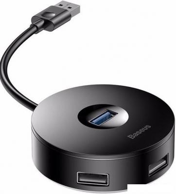 USB-хаб  Baseus Round Box 4-in-1 CAHUB-F01