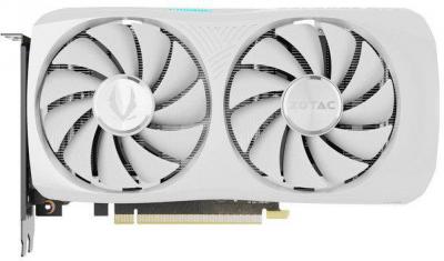 Видеокарта ZOTAC GeForce RTX 4060 Ti 8GB Twin Edge OC White Edition ZT-D40610Q-10M