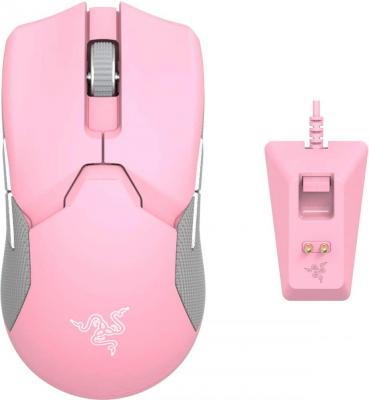 Игровая мышь Razer Viper Ultimate Quartz Pink (с док-станцией)