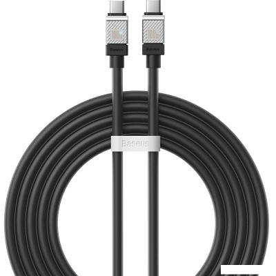 Кабель Baseus CoolPlay Series USB Type-C - USB Type-C (2 м, черный)