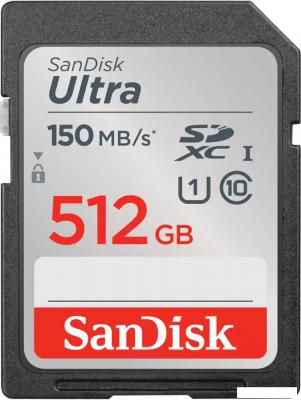 Карта памяти SanDisk Ultra SDXC SDSDUNC-512G-GN6IN 512GB