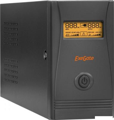 Источник бесперебойного питания ExeGate Power Smart ULB-650.LCD.AVR.EURO