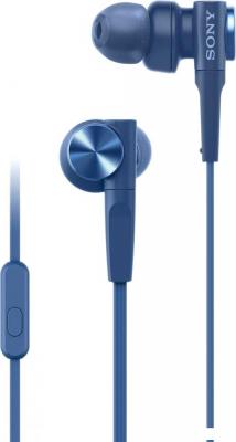 Наушники Sony MDR-XB55AP (синий)