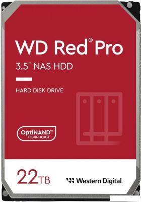 Жесткий диск WD Red Pro 22TB WD221KFGX