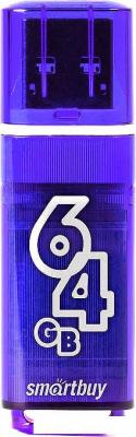 USB Flash SmartBuy Glossy Dark Blue 64GB [SB64GBGS-DB]