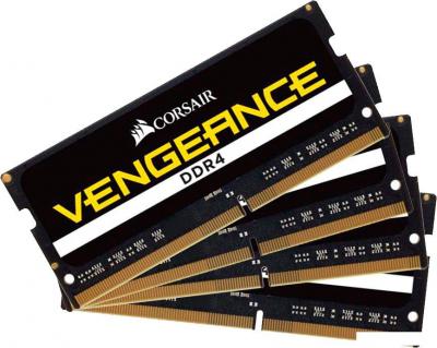 Оперативная память Corsair Vengeance 4x16GB DDR4-SODIMM PC4-19200 [CMSX64GX4M4A2400C16]