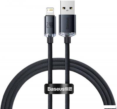 Кабель Baseus CAJY000101 USB Type-A - Lightning (2 м, черный)