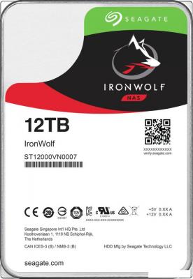 Жесткий диск Seagate Ironwolf 12TB ST12000VN0007