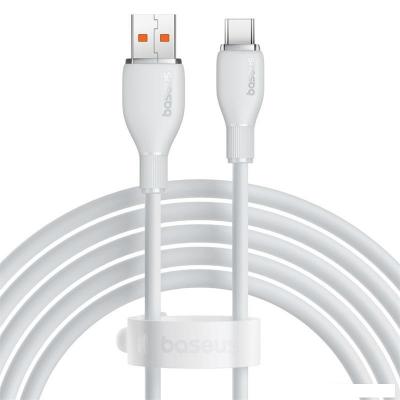 Кабель Baseus Pudding Series USB Type-A - USB Type-C (2 м, белый)