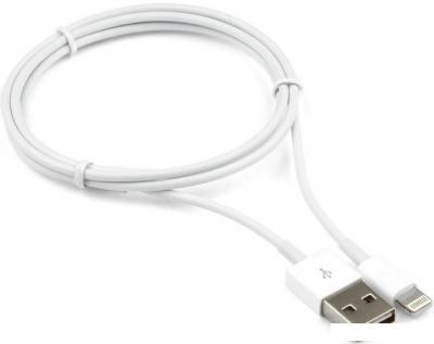 Кабель Cablexpert USB Type-A - Lightning CC-USB-AP2MWP (1 м, белый)