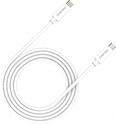 Кабель Canyon UC-42 CNS-USBC42W USB Type-C - USB Type-C (2 м, белый)