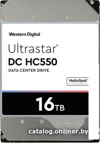 Жесткий диск WD Ultrastar DC HC550 16TB WUH721816ALE6L4