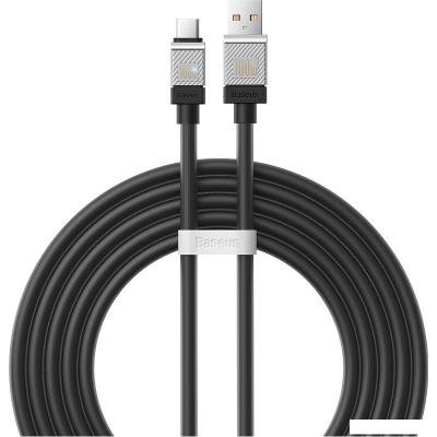 Кабель Baseus CoolPlay Series USB Type-A - USB Type-C (2 м, черный)