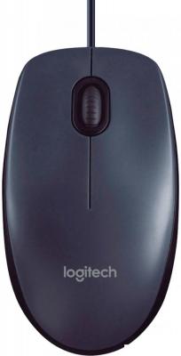 Мышь Logitech B100 (графит)