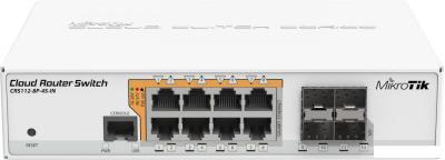 Управляемый коммутатор 3-го уровня Mikrotik CRS112-8P-4S-IN