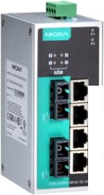 Неуправляемый коммутатор Moxa EDS-P206A-4PoE-SS-SC-T