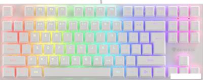 Клавиатура Genesis Thor 303 TKL RGB (белый, нет кириллицы)