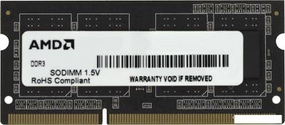 Оперативная память AMD Radeon Value 2GB DDR3 SO-DIMM PC3-10600 (R332G1339S1S-UO)